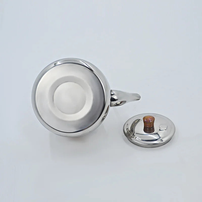 1L/1.5L/2L/2.5L Stainless Steel Teapots Brewing Tea Kettle Teapot Hotel Coffee Pot Electric Gas Stove Induction Cooker Teapot