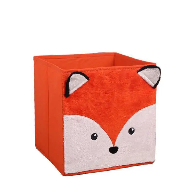 Cute Cartoon Animal DIY Storage Box Felt Fabric Foldable Storage Basket For Nursery Toys Organizers Foldable storage box
