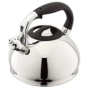 Easyworkz Whistling Stovetop Tea Kettle Food Grade Stainless Steel Hot Water Tea Pot With Loud Whistle,2.65 Quart(2.5l)
