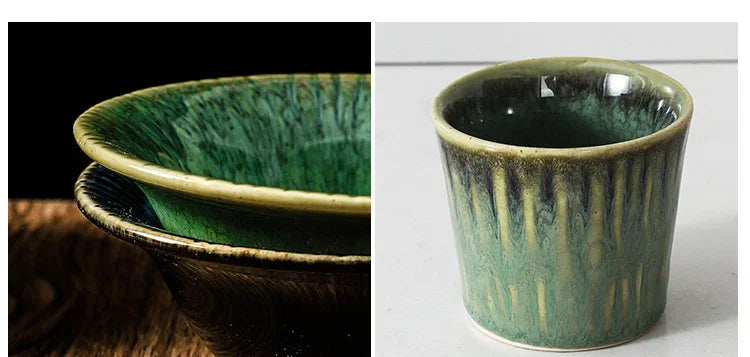 Kiln Change Ceramic Dinner Plate Rice Bowl Dish Tableware Household Dinnerware