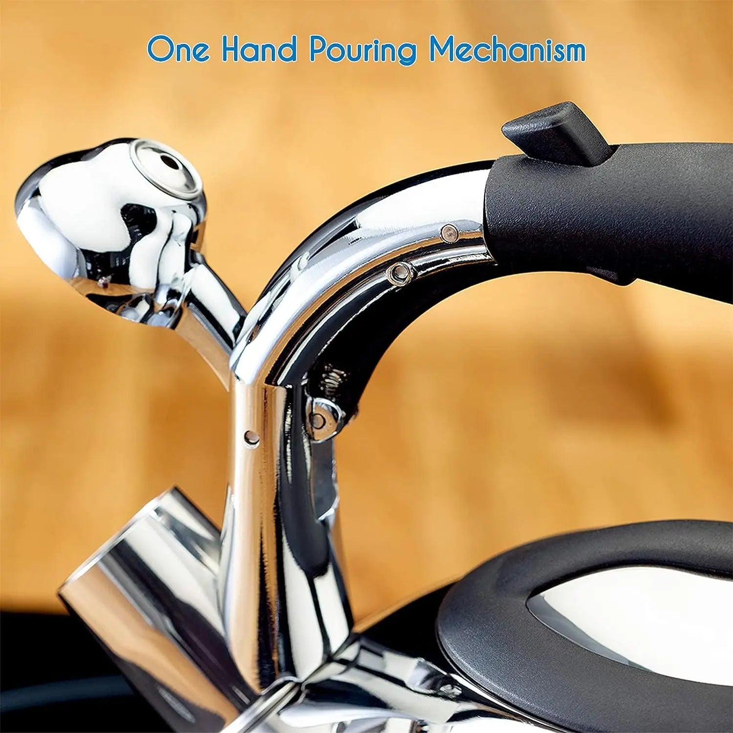 Easyworkz Whistling Stovetop Tea Kettle Food Grade Stainless Steel Hot Water Tea Pot With Loud Whistle,2.65 Quart(2.5l)