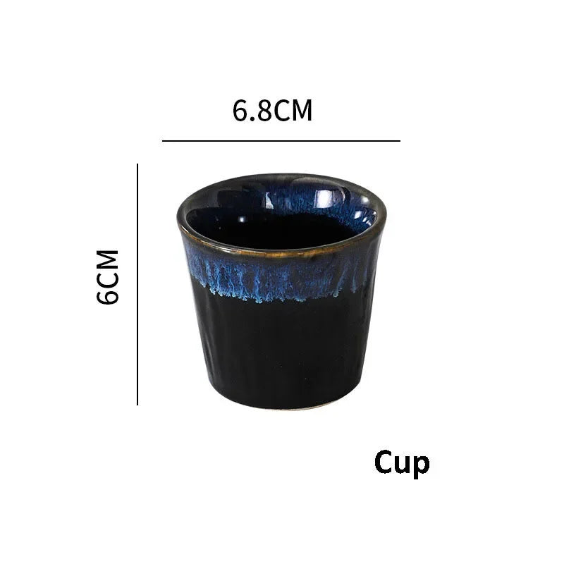 Kiln Change Ceramic Dinner Plate Rice Bowl Dish Tableware Household Dinnerware