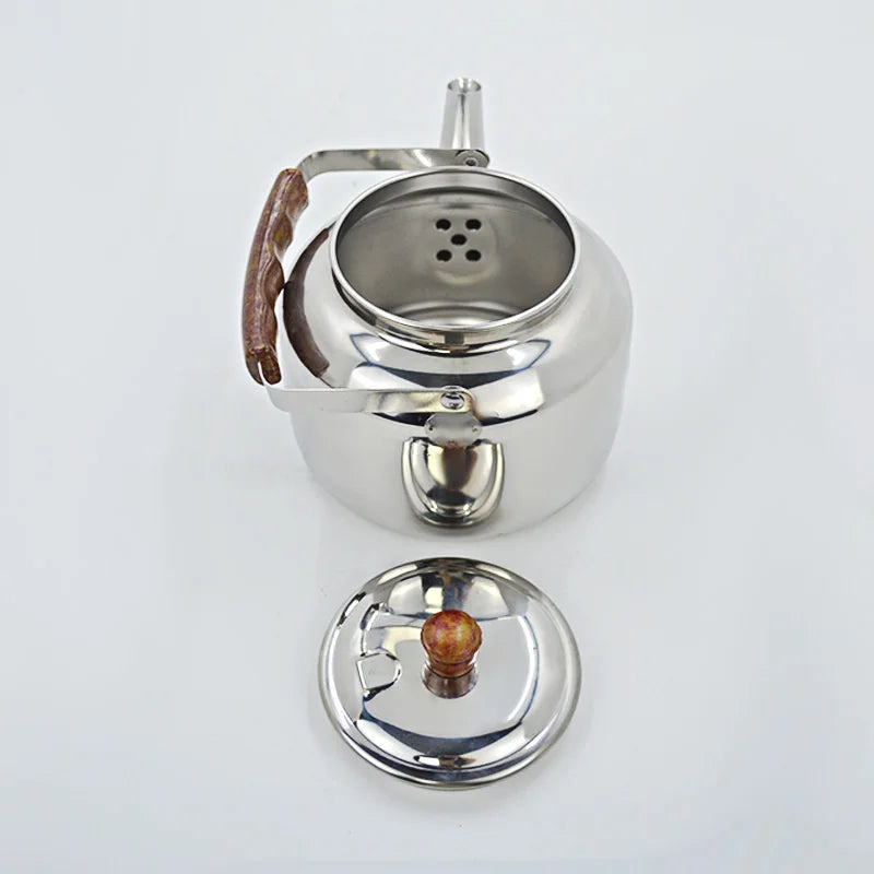 1L/1.5L/2L/2.5L Stainless Steel Teapots Brewing Tea Kettle Teapot Hotel Coffee Pot Electric Gas Stove Induction Cooker Teapot